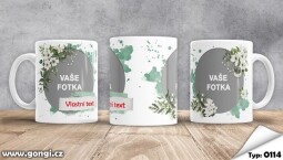Hrnek 330 ml - 0114 -  Fotografie v okrasném kruhu